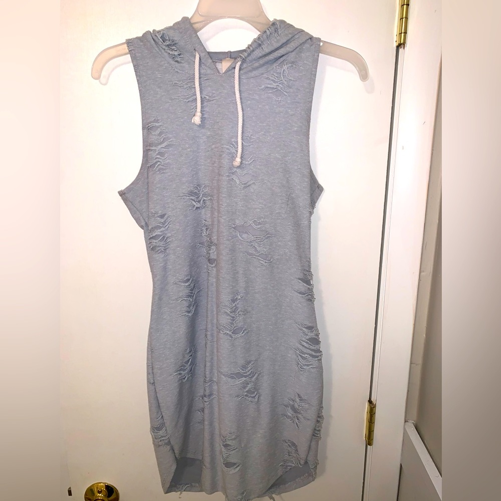 May Pink grey dress size small